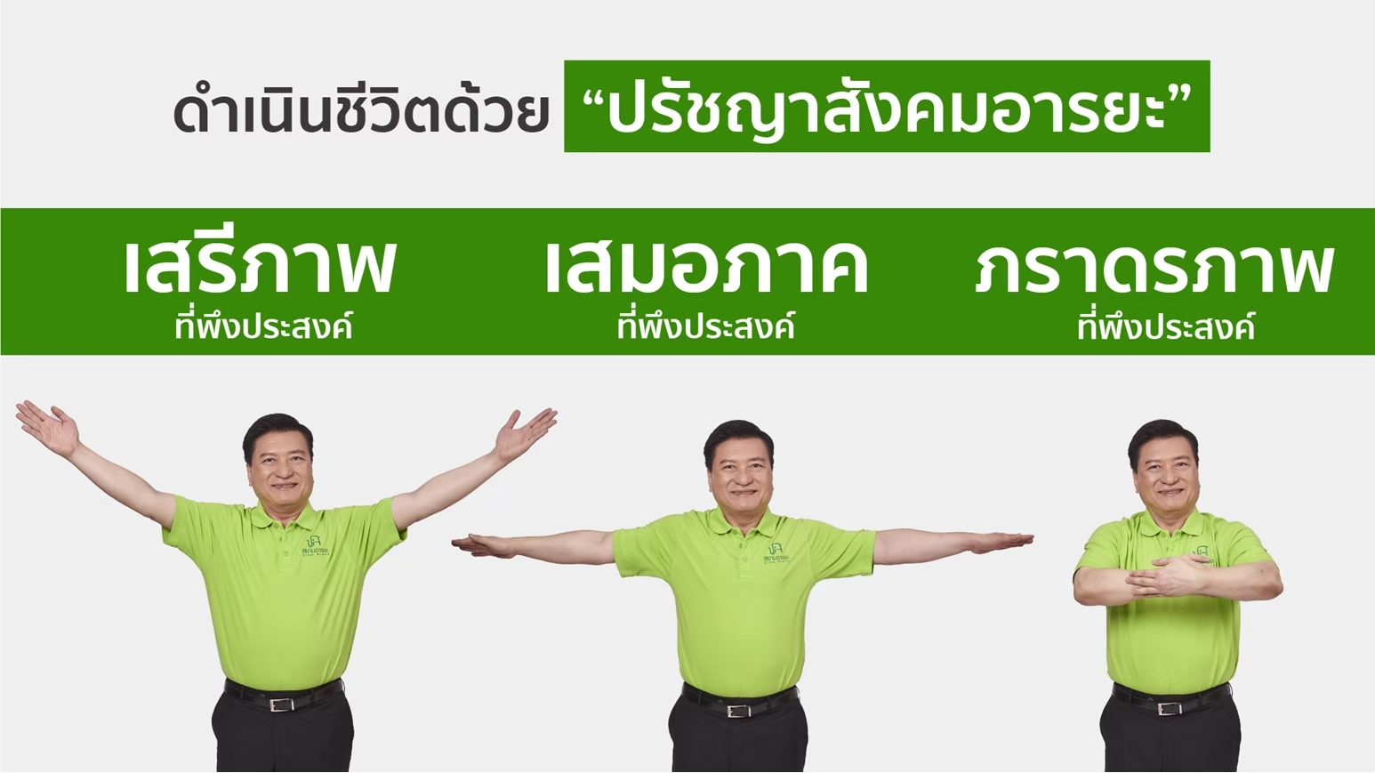 ปรัชญาสังคมอารยะ - เสรีภาพ เสมอภาค ภราดรภาพ
